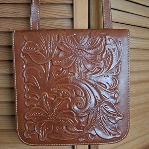 PATRICIA NASH GRANADA Tooled Leather Crossbody